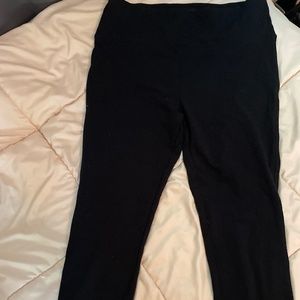 Black thick leggings